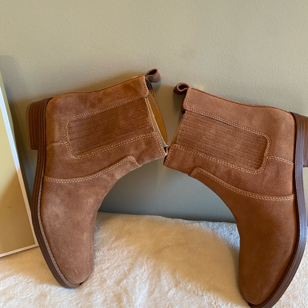 Michael Kors Suede Chelsea Boot